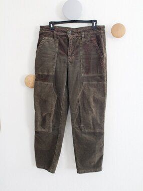 Anthropologie x Pilcro The Wanderer Corduroy Pants in Moss Green - Size 29